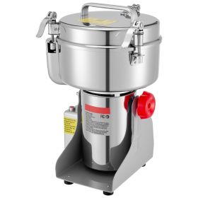 2500g Electric Grain Mill Grinder, 3400W 32000RPM High Speed Spice Corn Dry Grinding Machine
