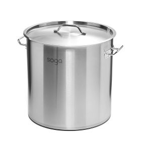 13.2 Gallon Top Grade Thick Stainless Steel Stock Pot 18/10