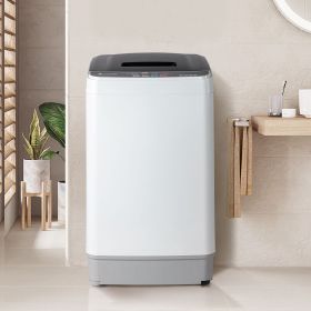 [Same Code: 77659644]Full-Automatic Washing Machine Top Load Portable Compact Laundry Washer Spin with Drain Pump